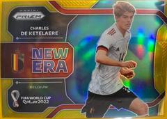 Charles De Ketelaere [Gold] Soccer Cards 2022 Panini Prizm World Cup New Era Prices