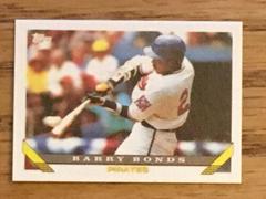 Barry Bonds #2 Baseball Cards 1993 Topps Micro Prices