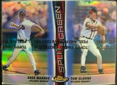 Greg Maddux, Tom Glavine [Ref. / Ref. w/ Coating] #SS11 Baseball Cards 1999 Finest Split Screen Prices