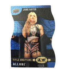 Jamie Hayter [Blue] Wrestling Cards 2022 Upper Deck Allure AEW Title Ambitions Prices