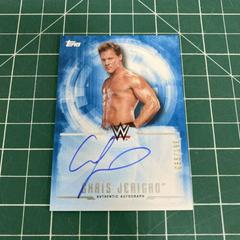 Chris Jericho [Blue Autograph] Wrestling Cards 2017 Topps WWE Prices
