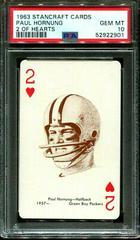 Paul Hornung [2 of Hearts] Football Cards 1963 Stancraft Playing Cards Prices
