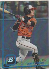 Cesar Prieto [Refractor] Baseball Cards 2022 Bowman Heritage Chrome Prospects Prices