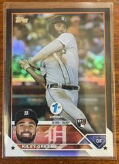 Riley Greene [1st Edition Black] #31 Baseball Cards 2023 Topps Prices
