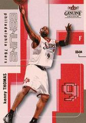 Kenny Thomas Basketball Cards 2003 Fleer Genuine Insider Prices