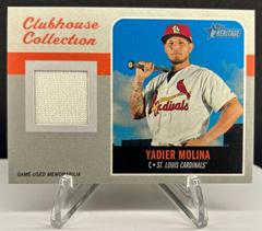 Yadier Molina #YM Baseball Cards 2019 Topps Heritage Clubhouse Collection Relics Prices