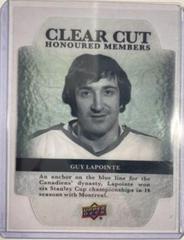 Guy Lapointe Hockey Cards 2022 Upper Deck Clear Cut Honoured Members Prices