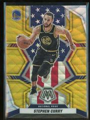 Stephen Curry [Gold Wave] Basketball Cards 2021 Panini Mosaic Prices