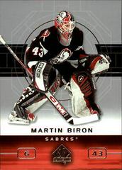 Martin Biron Hockey Cards 2002 SP Authentic Prices