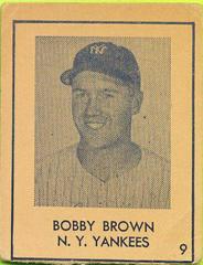 Bobby Brown [Hand Cut] Baseball Cards 1948 R346 Blue Tint Prices
