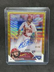Ben DeLuzio [Gold Wave] #RA-BDL Baseball Cards 2023 Topps Chrome Update Rookie Autographs Prices