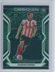 Sander Berge [Green] #10 Soccer Cards 2020 Panini Obsidian Prices