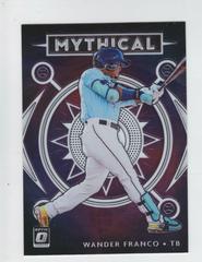 Wander Franco #M-7 Baseball Cards 2020 Panini Donruss Optic Mythical Prices