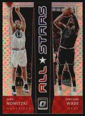 Dirk Nowitzki, Dwyane Wade [Holo] #12 Basketball Cards 2021 Panini Donruss Optic All Stars Prices
