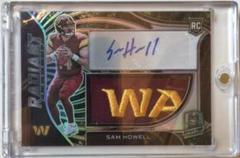 Sam Howell [Neon Splatter] #RAD-SHO Football Cards 2022 Panini Spectra Radiant Rookie Patch Signatures Prices