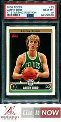 Larry Bird [FT Starting Position] #33 Basketball Cards 2006 Topps Prices