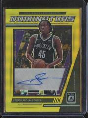 Sekou Doumbouya [Gold] #DS-SKD Basketball Cards 2021 Panini Donruss Optic Dominators Signatures Prices