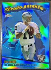Rich Gannon [Refractor] #RB24 Football Cards 2003 Topps Chrome Record Breakers Prices