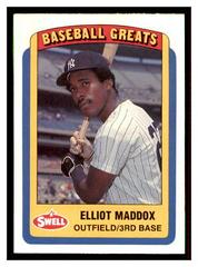 Elliott Maddox #109 Baseball Cards 1990 Swell Greats Prices