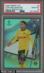 Jude Bellingham [Aqua Refractor] #6 Soccer Cards 2020 Topps Finest UEFA Champions League Prices