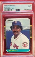 Jim Rice #182 Baseball Cards 1987 Donruss Opening Day Prices