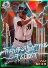 Colt Keith [Green] Baseball Cards 2023 Bowman Draft Transformative Talent Prices