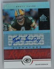 Brett Favre [Red] #SR-BF Football Cards 2005 Upper Deck Reflections Signatures Prices