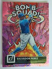 Salvador Perez [Pink Fireworks] #BS-1 Baseball Cards 2022 Panini Donruss Bomb Squad Prices