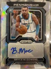 Bryce McGowens [Silver] #RP-BMC Basketball Cards 2022 Panini Prizm Rookie Penmanship Autographs Prices