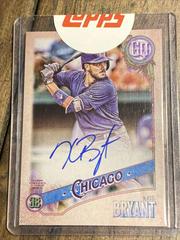 Kris Bryant #GQA-KB Baseball Cards 2018 Topps Gypsy Queen Autographs Prices