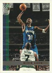 Kevin Garnett #148 Basketball Cards 1997 Topps Prices