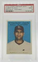 Albert Pujols [Mini Blue Portrait] #3 Baseball Cards 2004 Topps Cracker Jack Prices