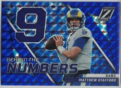 Matthew Stafford [Blue] #BN-MS Football Cards 2022 Panini Zenith Behind the Numbers Prices