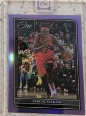 Pascal Siakam [Purple] #5 Basketball Cards 2021 Panini One and One Prices