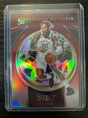 Bennedict Mathurin [Red] #6 Basketball Cards 2022 Panini Select Certified Prices