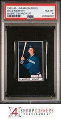 Dale Murphy Baseball Cards 1982 All Star Game Program Inserts Hand Cut Prices