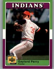 Gaylord Perry Baseball Cards 2001 Upper Deck Decade 1970's Prices