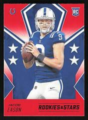 Jacob Eason [Red and Blue] #105 Football Cards 2020 Panini Rookies & Stars Prices