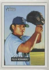 Felix Hernandez #43 Baseball Cards 2005 Bowman Heritage Prices