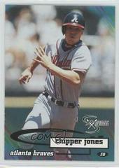 Chipper Jones #4 Baseball Cards 1998 Skybox Dugout Axcess Prices