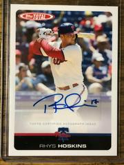 Rhys Hoskins [Autograph] #557-A Baseball Cards 2019 Topps Total Prices