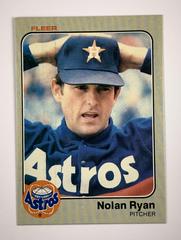 Nolan Ryan #463 Baseball Cards 1983 Fleer Prices