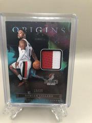 Damian Lillard [Turquoise] #OM-DLP Basketball Cards 2022 Panini Origins Memorabilia Prices