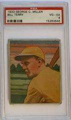 Bill Terry Baseball Cards 1933 George C. Miller Prices