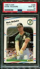 Mark McGwire Baseball Cards 1988 Fleer Prices