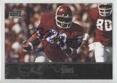 Billy Sims Football Cards 2011 Upper Deck College Legends Autograph Prices