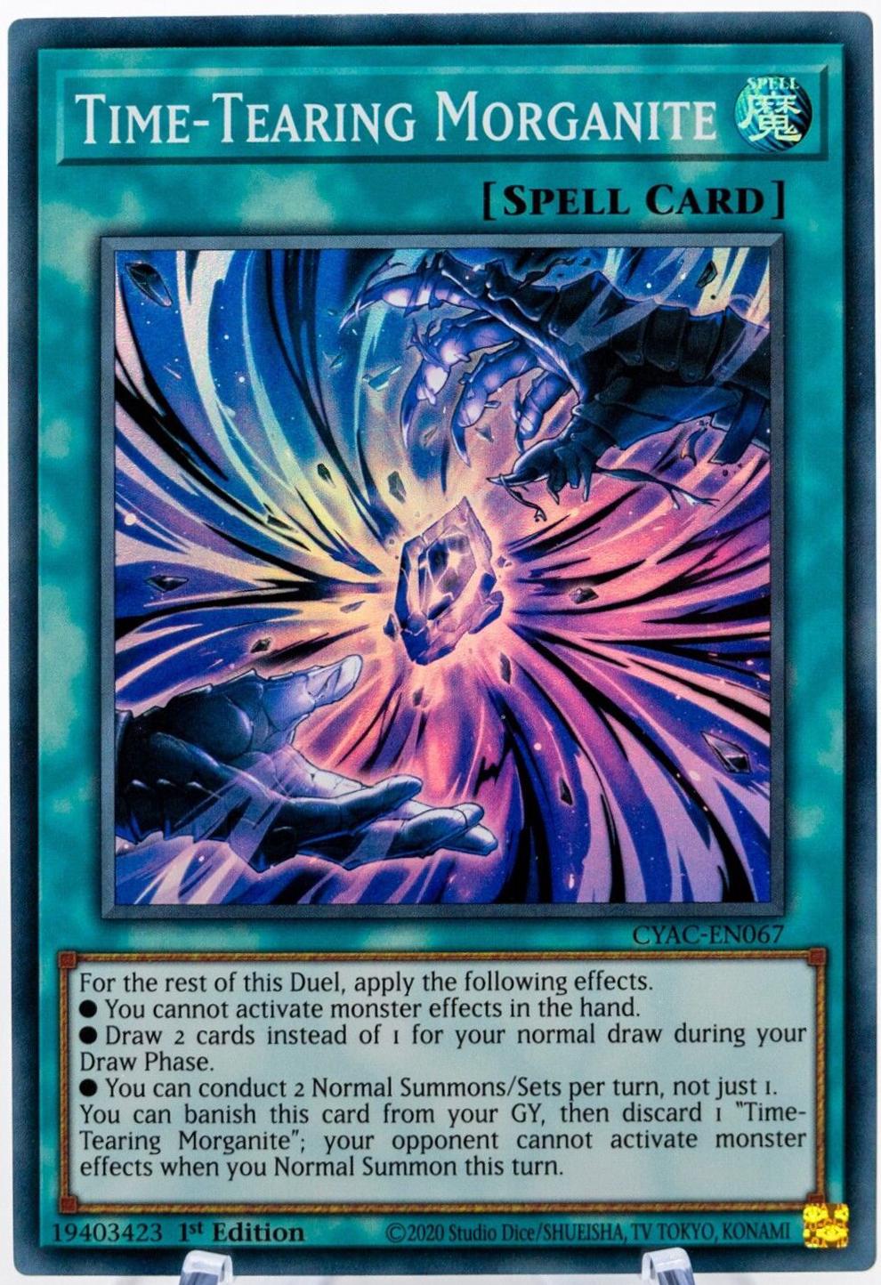 Time-Tearing Morganite CYAC-EN067 YuGiOh Cyberstorm Access