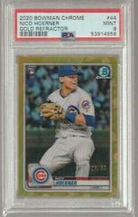 Nico Hoerner [Gold Refractor] #44 Baseball Cards 2020 Bowman Chrome Prices