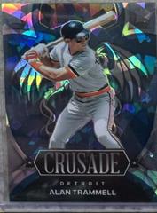 Alan Trammell [Navy Blue Ice] #9 Baseball Cards 2023 Panini Chronicles Crusade Prices