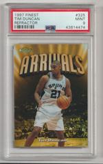 Tim Duncan [Refractor] #325 Basketball Cards 1997 Finest Prices